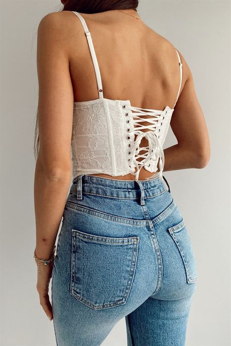 Невероятен дантелен корсет Dilvin