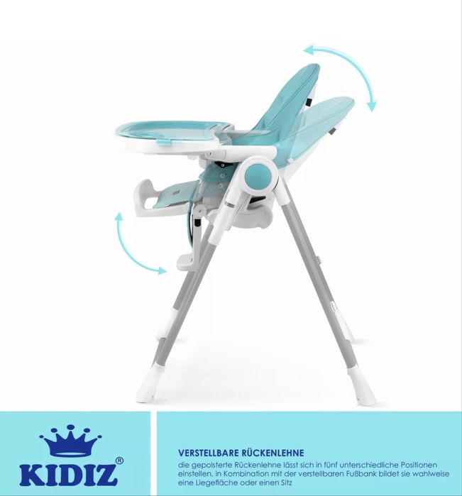 KIDIZ® 3в1 детско столче за хранене