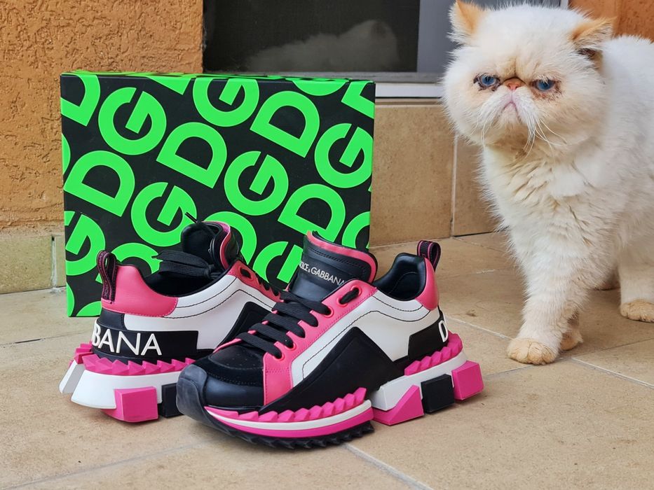 Sneakersi Dolce&Gabbana ORIGINALI Super Queen,femei 38,5-39,Daymaster