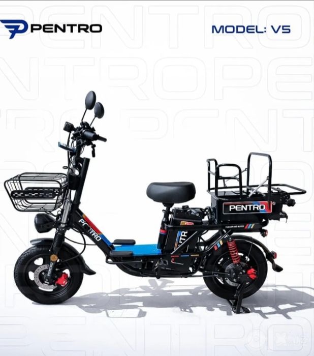 Pentro V5 Elektr Velosiped | 1 ta 60V 28.6Ah Batareya | Yangi