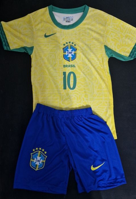 Echipament fotbal Brazilia copii  128-134