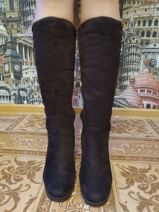 Зимние меховые сапожки