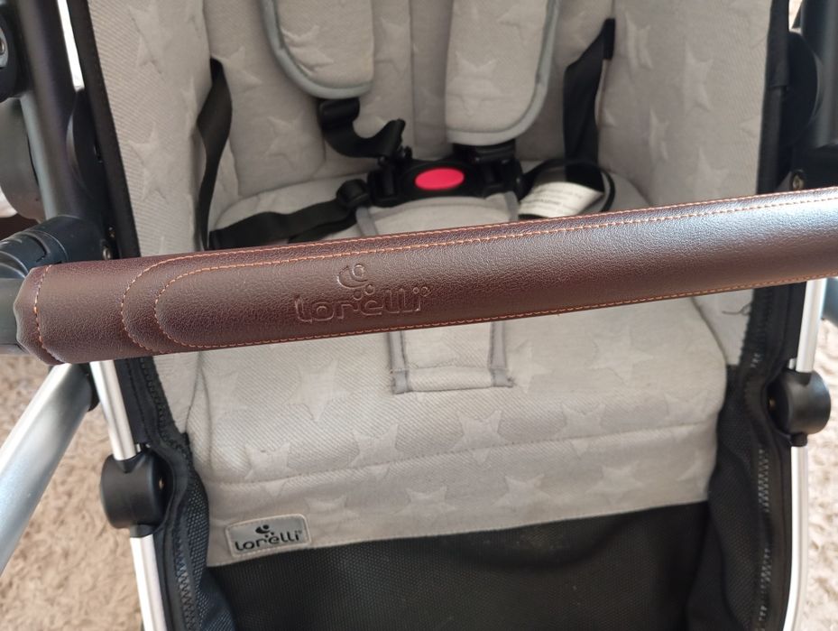 Бебешка количка 3в1 Lorelli Boston сива