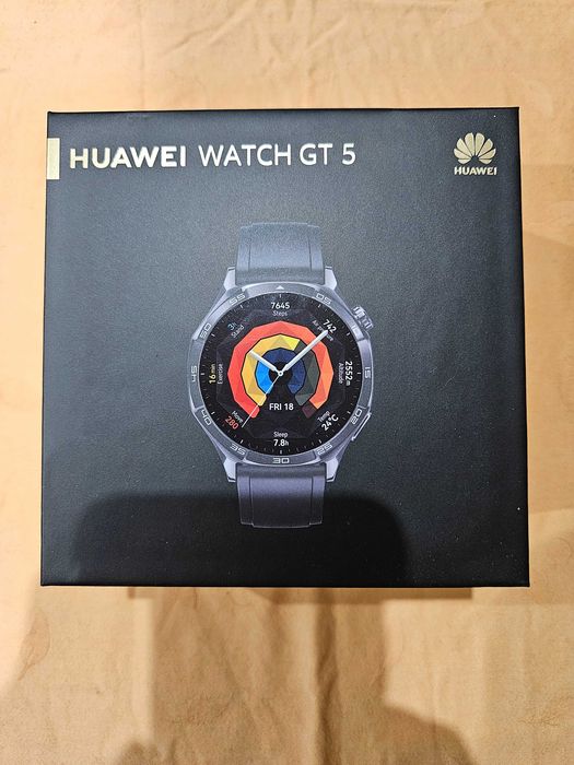 Смарт часовник HUAWEI WATCH GT 5 BLACK VLI-B19F Black