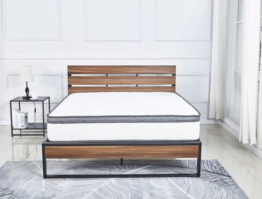 Хайтек кровать ИЗАБЕЛЛА, Металлическая двуспальная кровать