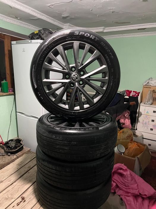 Диски титанки шины летние R 17