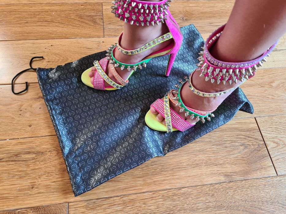 Philipp Plеin сандали висок ток - оригинал