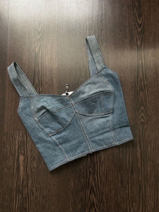 Джинсовый корсет