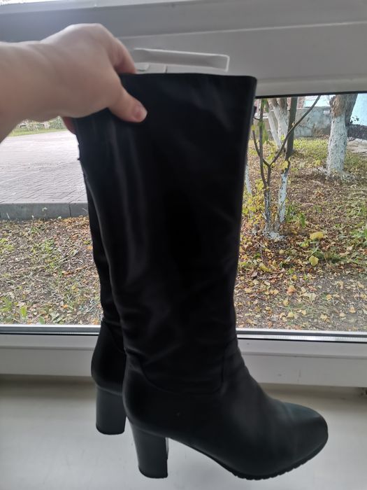 Продам сапоги эко кожа