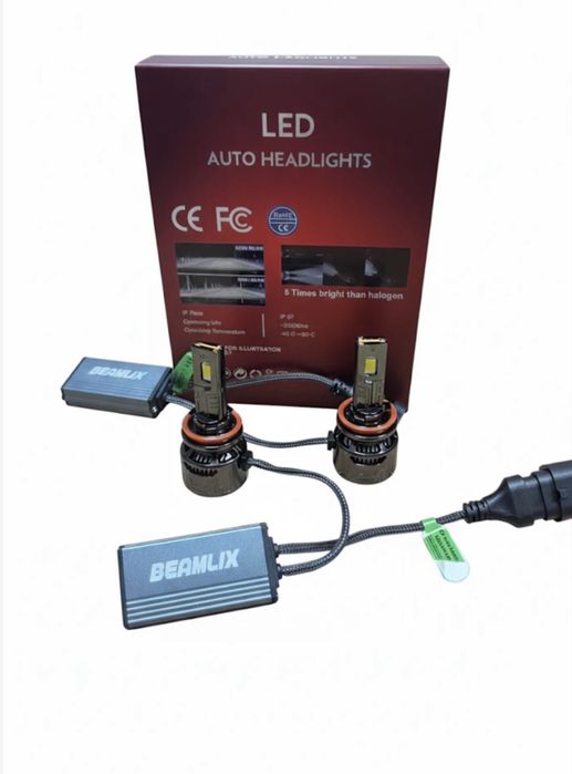 LED Крушки H8/H9/H11  Pro 300W 13000LM 6000K  BEAMLIX
