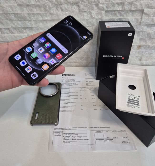 Xiaomi 14 Ultra 5G 512GB. 16GB RAM. ca NOU !!
