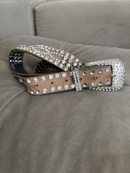 Ремень со стразами Чехия