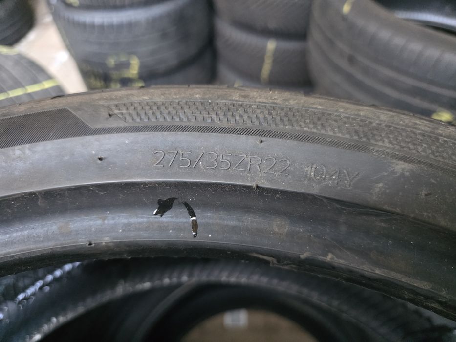 1бр лятна гума 275 35 22 - Hankook - DOT  2024