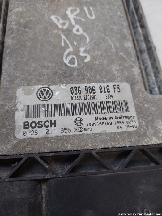 Calculator Ecu Volkswagen Golf V (1K1) [ 2003 - 2009 ] Oem 03G906016Fs