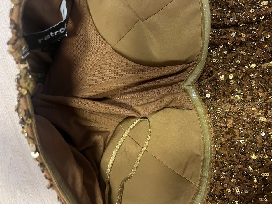 Бутикова Официална рокля с пайети Retrofete