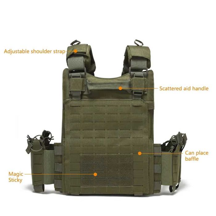 Vestă Tactic Avansat Multifuncțională MOLLE Fast release Plate Carrier