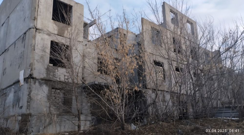 Недостроенный дом (демонтаж)