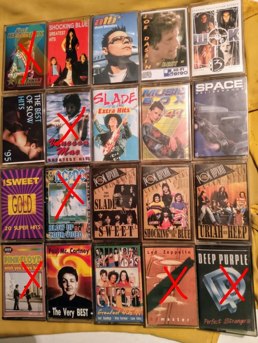 Продаются аудиокассты по 500т