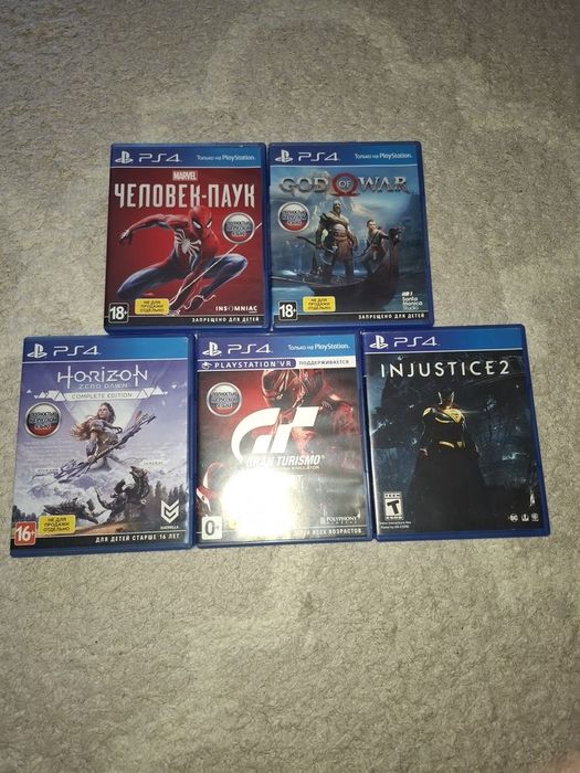 Диски на плейстейшн 4