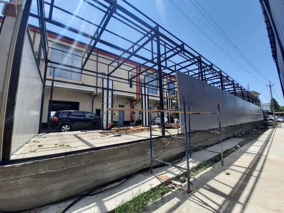 Angar, ombor, sklad, zavod, ofis, do'kon Sendvich panel/Konteynerdan