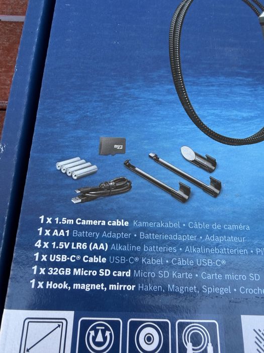Bosch camera de inspectie pe baterii