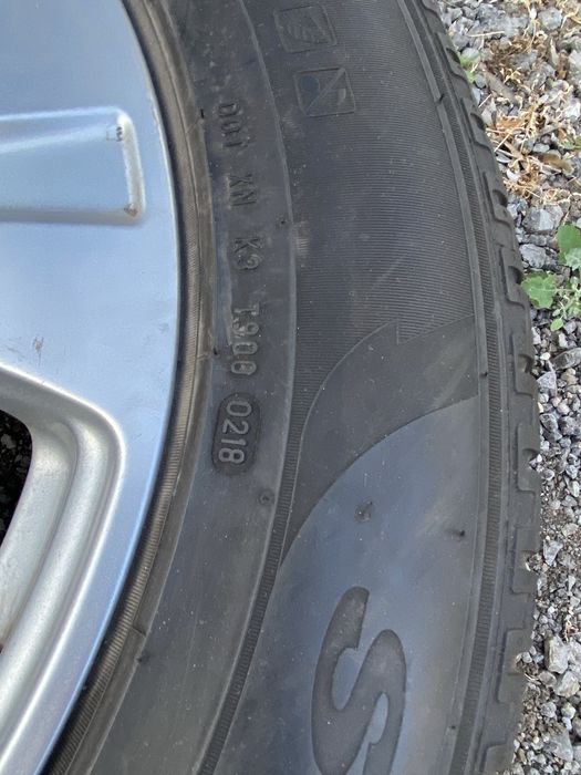 Jante aliaj 5x112 mercedes GLC GLK cu anvelope iarna  235 60 18