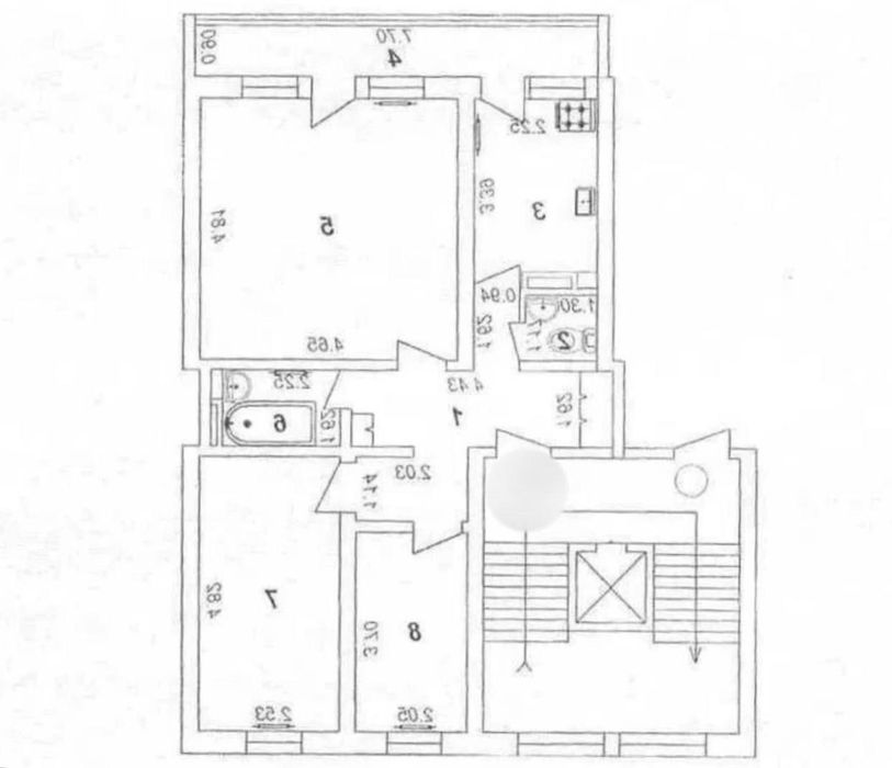 3-комн. квартира, 75 м², Бектемирский район