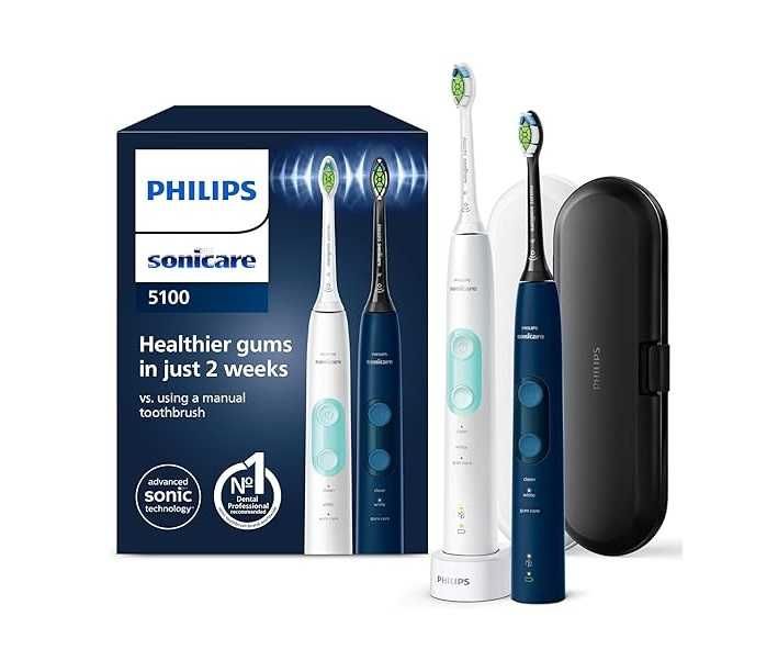 Комплект електрическа четка за зъби Philips Sonicare ProtectiveClean HX6851/34 2 броя