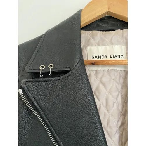 Кожаная куртка Sandy Liang