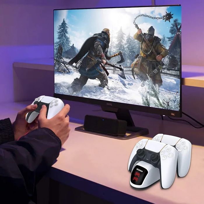 Dublu incarcator controller fast charge psp 5 ps 5 PlayStation 5 led