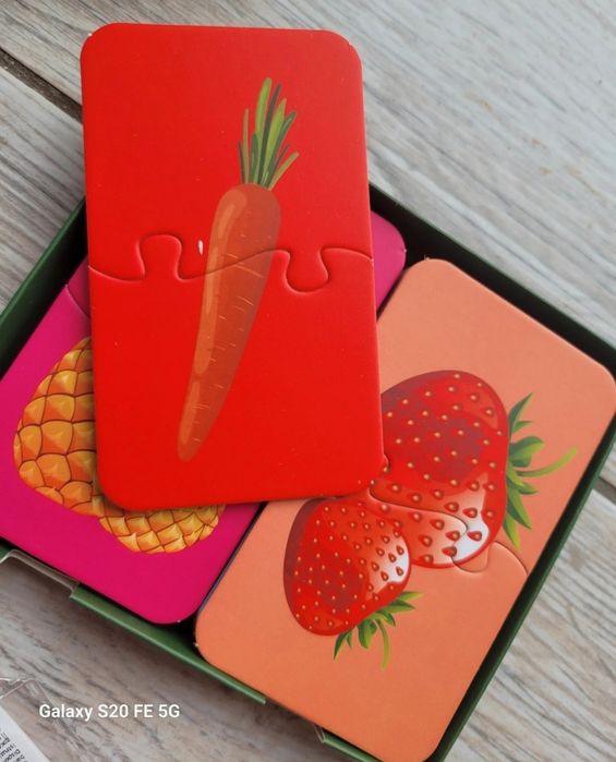 Puzzle fructe si legume fata verso