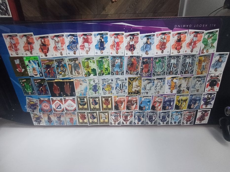 Colecție Match Attax 2023/24 – 170+ carduri, stare impecabilă