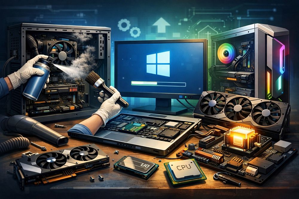 Установка windows, виндовс, чистка, настройка и сборка . ПК и ноутбуки