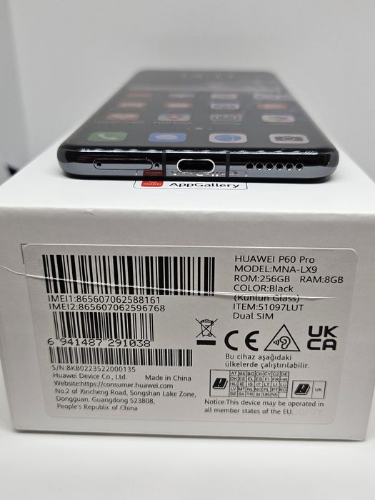 ГАРАНЦИЯ Huawei  P60 Pro 256gb/8ram Black