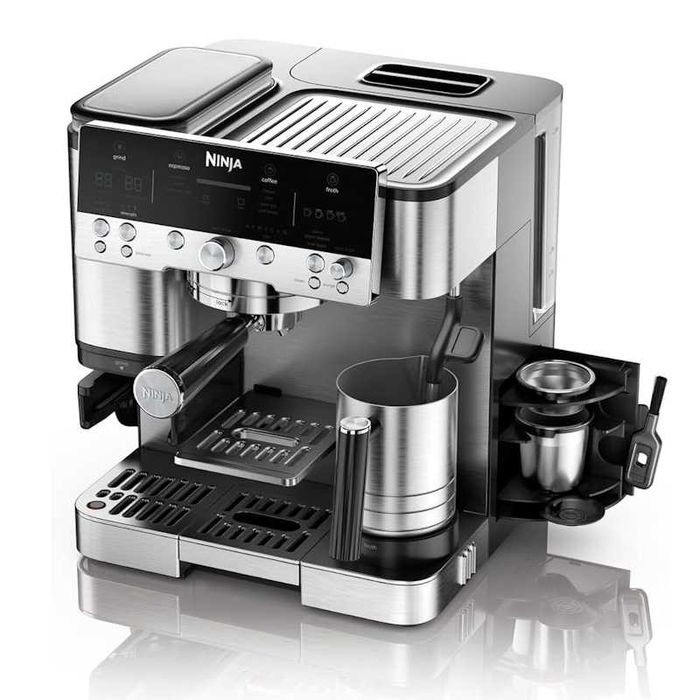 НОВ 2г Гаранция Кафеавтомат Кафемашина NINJA Luxe Premier ES601EU 3в1