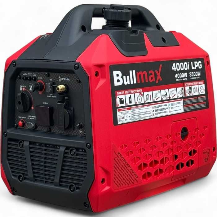 Инверторен генератор за ток Bullmax 4000i LPG, 3.5kW бензин, газ