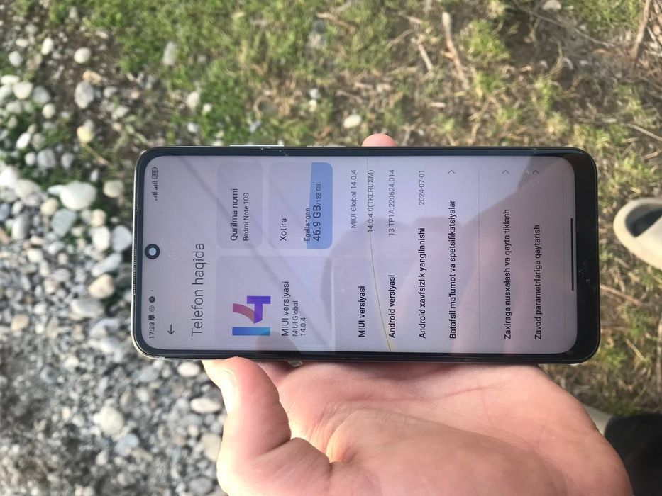 Redmi not 10 s kk dakument yoq