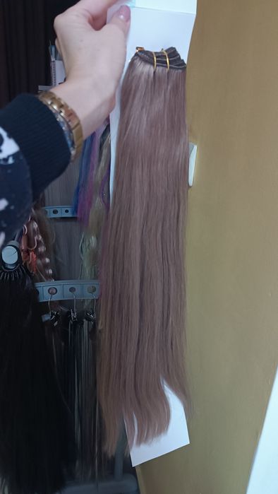 Естествена коса от Магама. Нова 100гр.50см.