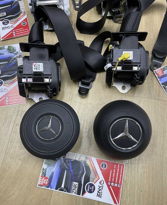 Mercedes Benz AMG GT - set centuri de siguranta - Airbag volan