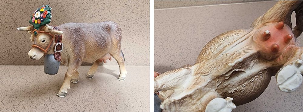 Lot 5 cai si vaci Bullyland Germania, figurine handpainted