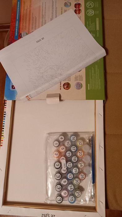 Картина на канава за рисуване по номера за деца