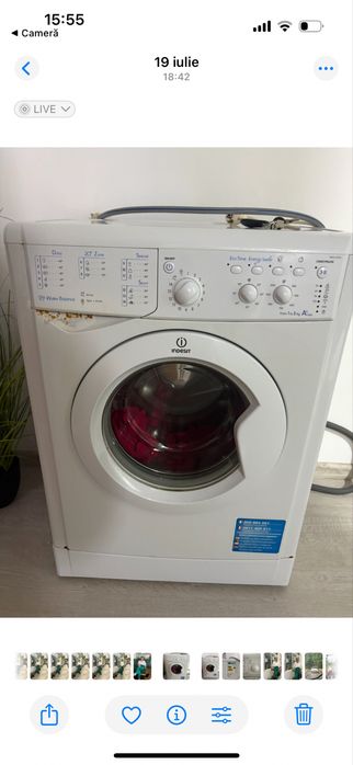 Vand nasina de spalat Indesit