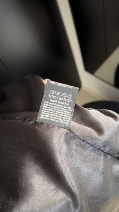 Haina de blana naturala de vulpe si alcantara ,noua ,marimea s