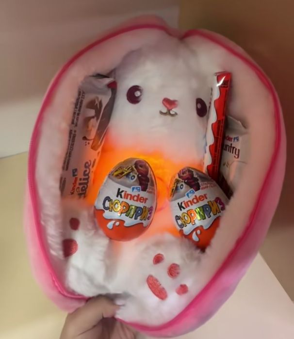 Дышащий кролик на батарее