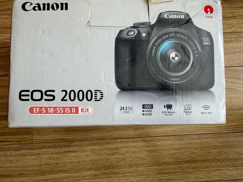 Canon EOS 2000D+Обектив 18-55+Обектив 50mm f/1.8 STM/Пълен комплект