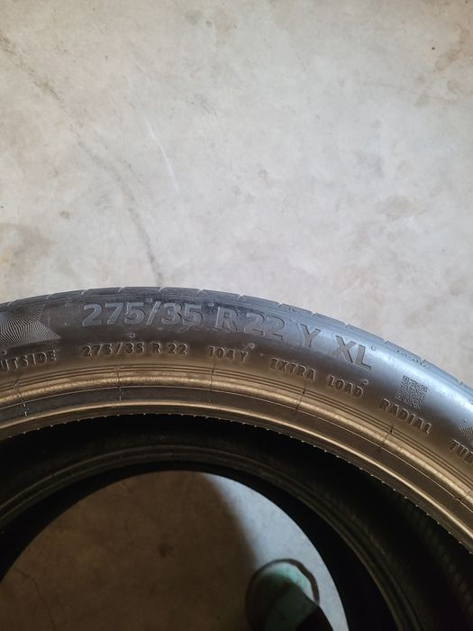 4 Anvelope de vara 315 30 r22 și 275 35 r22 Continental