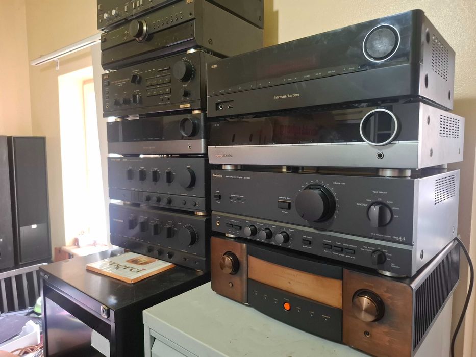 amplificator statie sony 5x100w denon technics optic hdmi jvc kenwood