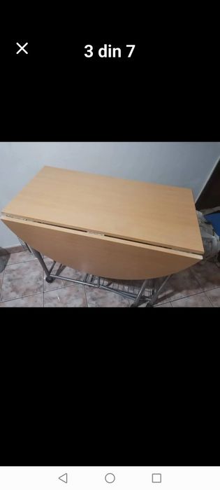 Masa bucatarie rabatabila 110/74
