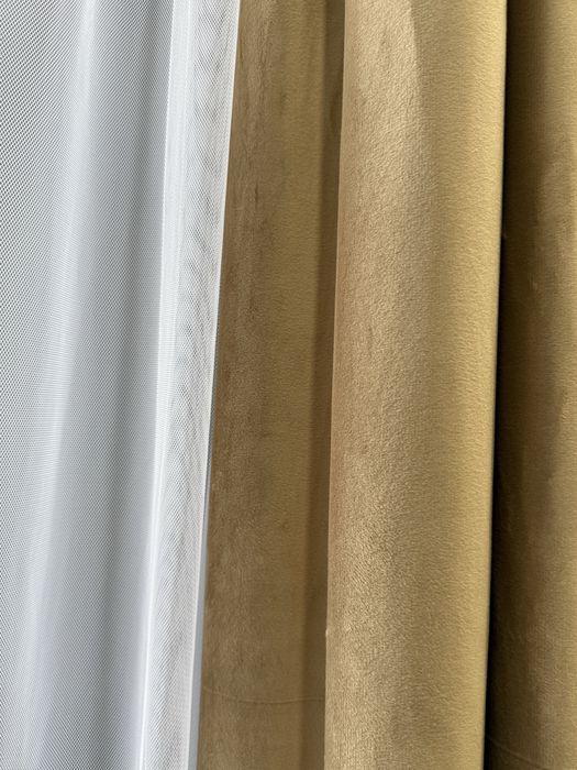 Комплект штор с тюлью