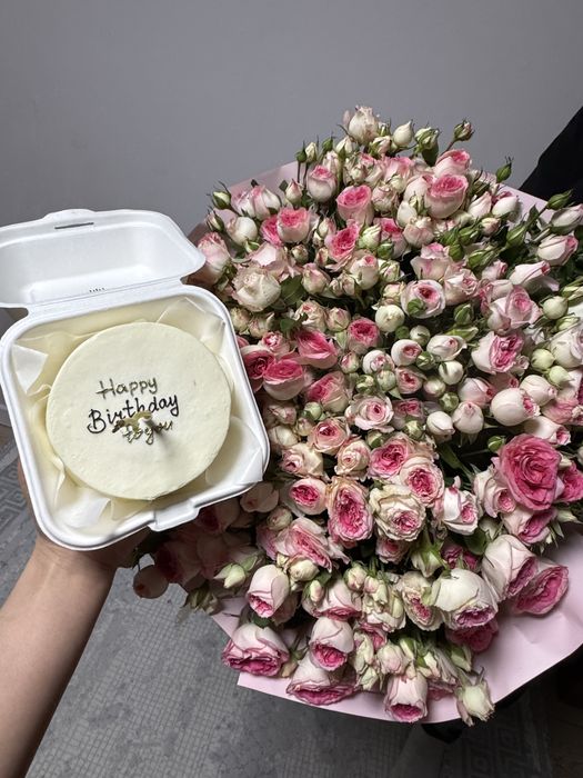 Букет цветы большой